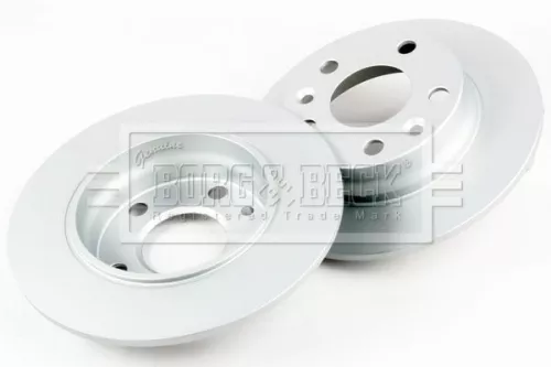 Borg and Beck Borg and Beck BBD5635 2x Rear Solid Brake Discs For Nissan Renault Captur Juke Megane 260mm 