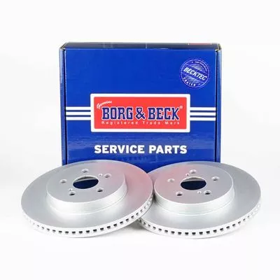 2x Front Vented Brake Discs Fits Toyota Corolla Prius Phv 283mm