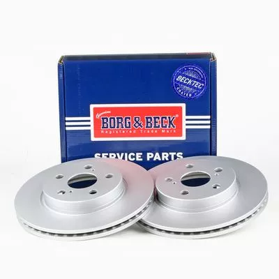 2x Front Vented Brake Discs For Toyota Yaris 260mm