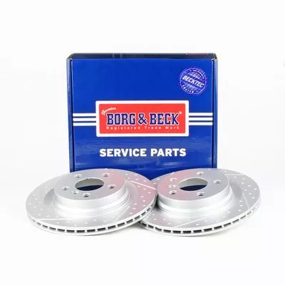 2x Rear Perforated/vented Brake Discs For Mini Clubman Countryman 300mm