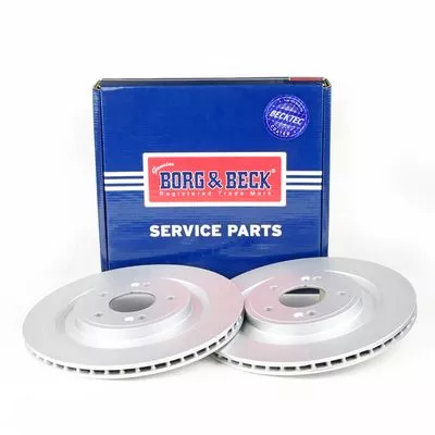 2x Rear Vented Brake Discs For Hyundai Kia Santa Fe Sorento 325mm