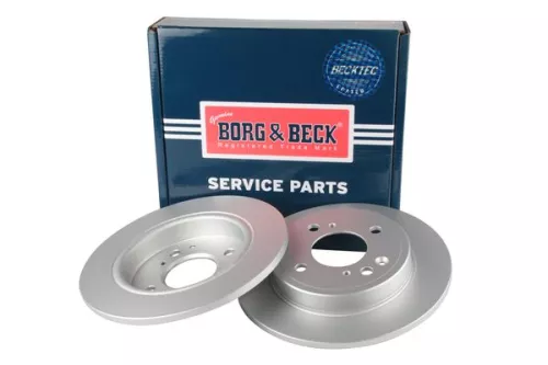 2x Rear Solid Brake Discs For Honda City Jazz 239mm