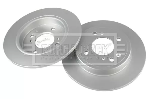 Borg and Beck Borg and Beck BBD5667 2x Rear Solid Brake Discs For Honda City Jazz 239mm 