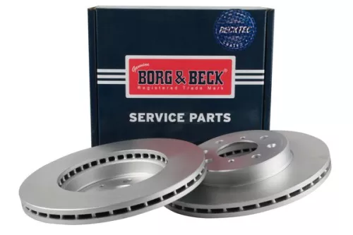 2x Front Vented Brake Discs For Honda Jazz 262mm