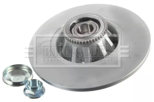 Borg and Beck Borg and Beck BBD5772S Single Rear Solid Brake Disc Fits Nissan Opel Renault Vauxhall Primastar Trafic  