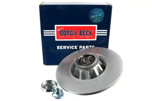 Borg and Beck Borg and Beck BBD5772S Single Rear Solid Brake Disc Fits Nissan Opel Renault Vauxhall Primastar Trafic  