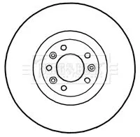 2x Front Vented Brake Discs For Citroën Peugeot 407 607 C5 C6 330mm