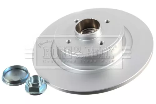 Borg and Beck Borg and Beck BBD5794S Single Rear Solid Brake Disc Fits Renault Grand Scénic 274mm 