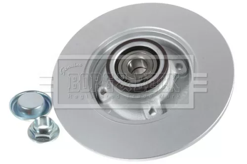 Borg and Beck Borg and Beck BBD5796S Single Rear Solid Brake Disc Fits Citroën Peugeot 307 C4 249mm 