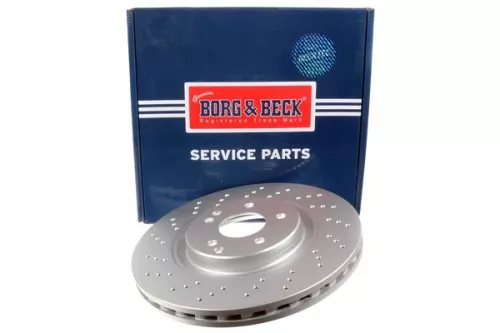 2x Front Perforated/vented Brake Discs For Mercedes C-class Clc-class Clk Slk 33