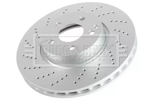 Borg and Beck Borg and Beck BBD5811S 2x Front Perforated/vented Brake Discs Fits Mercedes C-class E-class 322mm 