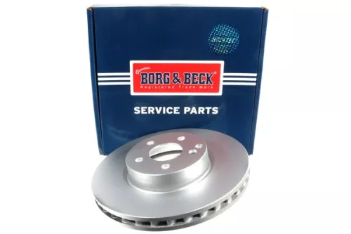 Borg and Beck Borg and Beck BBD5812S Single Front Vented Brake Disc Fits Mercedes C-class E-class Slc Slk 322mm 