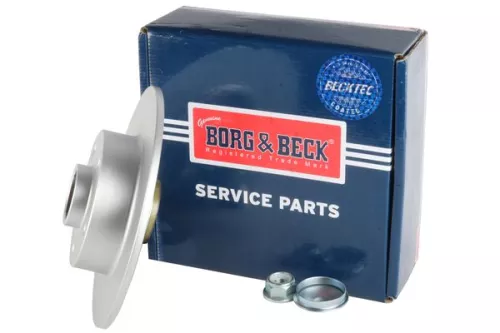 Borg and Beck Borg and Beck BBD5838S Single Rear Solid Brake Disc Fits Renault Fluence Megane 260mm 