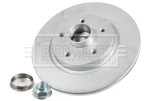 Borg and Beck Borg and Beck BBD5840S Single Rear Solid Brake Disc Fits Mercedes Renault Citan Kangoo Kangoo / Grand K 
