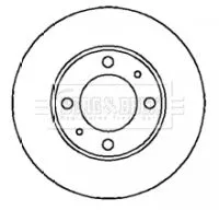 Single Rear Vented Brake Disc Fits Audi A6 269mm