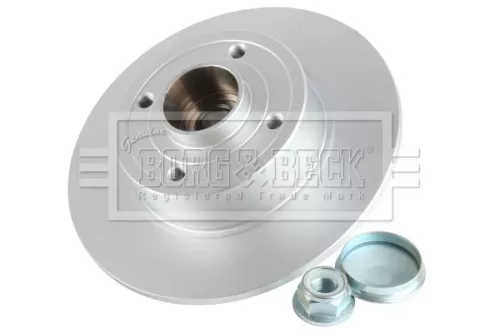 Borg and Beck Borg and Beck BBD5896S Single Rear Solid Brake Disc Fits Renault Clio Megane Modus / Grand Modus Twingo 
