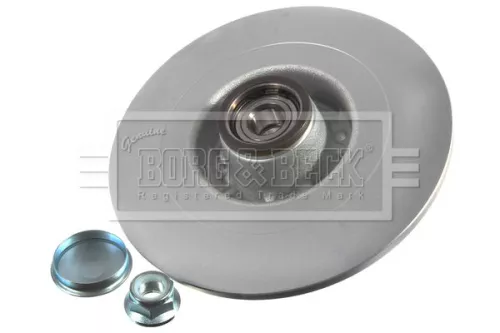 Borg and Beck Borg and Beck BBD5897S Single Rear Solid Brake Disc Fits Renault Megane Scénic 270mm 