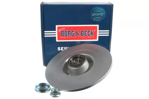 Borg and Beck Borg and Beck BBD5897S Single Rear Solid Brake Disc Fits Renault Megane Scénic 270mm 