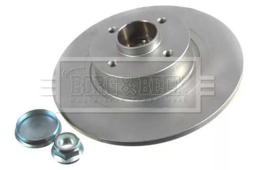 Borg and Beck Borg and Beck BBD5897S Single Rear Solid Brake Disc Fits Renault Megane Scénic 270mm 