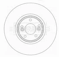 2x Front Vented Brake Discs Fits Renault Espace Laguna 308mm