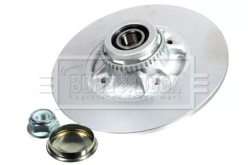 Borg and Beck Borg and Beck BBD5939S Single Rear Solid Brake Disc Fits Renault 19 Clio Megane 238mm 