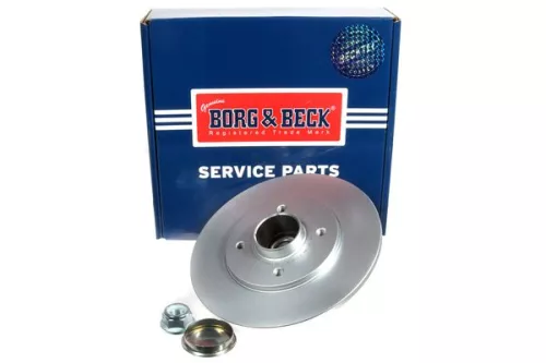 Borg and Beck Borg and Beck BBD5939S Single Rear Solid Brake Disc Fits Renault 19 Clio Megane 238mm 