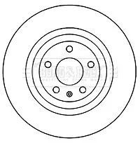 2x Rear Vented Brake Discs Fits Audi A6 A6 Allroad 330mm