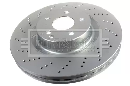 Borg and Beck Borg and Beck BBD5953S Single Front Left Front Right Perforated/vented Brake Disc Fits Mercedes E 