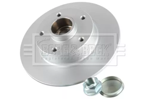 Borg and Beck Borg and Beck BBD5966S Single Rear Solid Brake Disc Fits Renault Clio Grand Scénic Megane Megane Cc Scé 