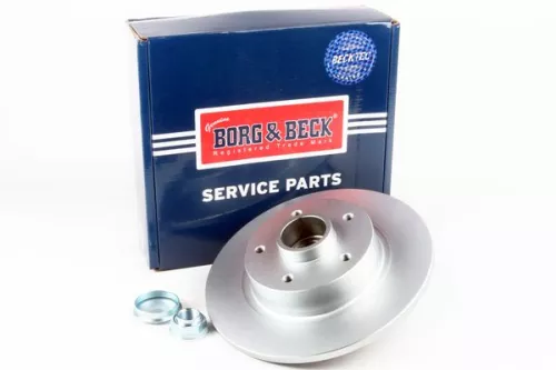 Borg and Beck Borg and Beck BBD5968S Single Rear Solid Brake Disc Fits Renault Grand Scénic Scénic 274mm 