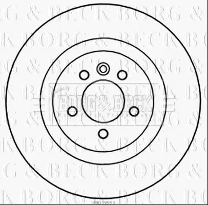 Borg and Beck Borg and Beck BBD5999S 2x Front Vented Brake Discs For Land Rover Discovery Range Rover Sport 360mm 