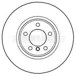 Borg and Beck Borg and Beck BBD6010S 2x Front Vented Brake Discs For Bmw 2 3 4 330mm 