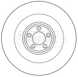 2x Front Right Vented Brake Discs For Jaguar Xk 400mm
