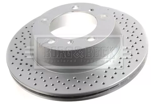 Borg and Beck Borg and Beck BBD6032S Single Rear Perforated/vented Brake Disc Fits Porsche 718 Boxster 718 Cayman Box 