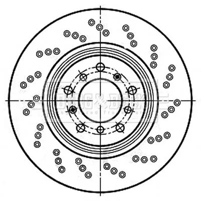 Single Front Right Vented Brake Disc Fits Bmw 1 3 Series 360mm