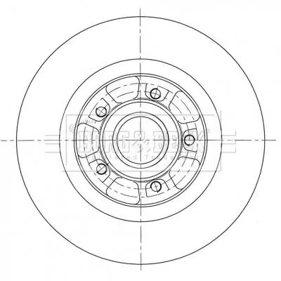 2x Rear Solid Brake Discs Fits Mercedes Renault Citan Kangoo 274mm