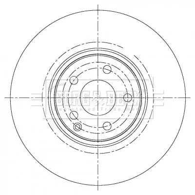 Single Front Vented Brake Disc Fits Mercedes E-class 330mm