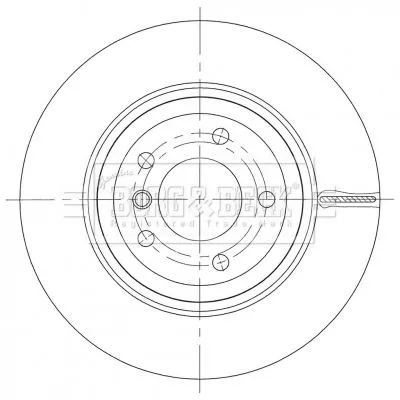 Single Rear Vented Brake Disc Fits Bmw Z4 324mm