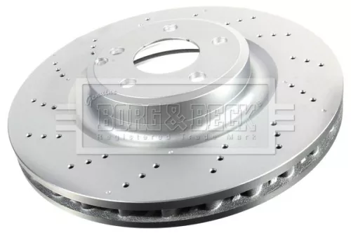 Borg and Beck Borg and Beck BBD6102S 2x Front Perforated/vented Brake Discs For Mercedes Slk 344mm 
