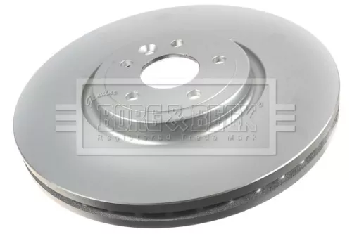 Borg and Beck Borg and Beck BBD6103S Single Front Vented Brake Disc Fits Jaguar Xe Xf 350mm 