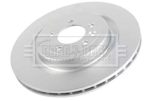 Borg and Beck Borg and Beck BBD6107S Single Rear Vented Brake Disc Fits Land Rover Defender Discovery Range Rover Spo 
