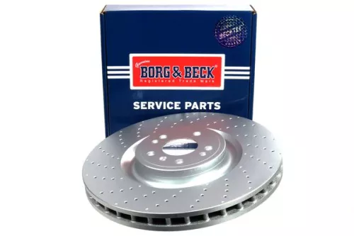 Single Front Perforated/vented Brake Disc Fits Mercedes Gl-class Gle Gls M-class