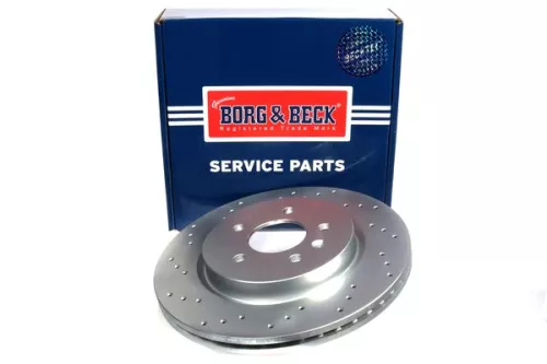 Single Rear Perforated/vented Brake Disc Fits Opel Vauxhall Astra 314mm