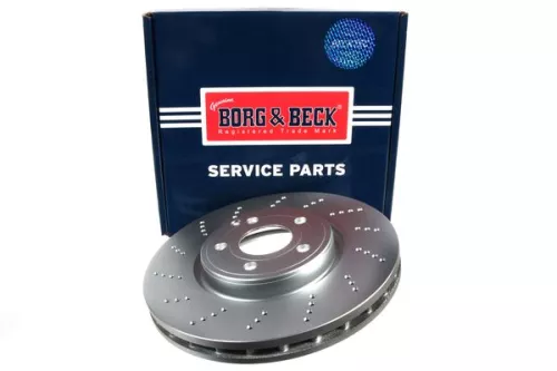 Single Front Perforated/vented Brake Disc Fits Mercedes Cls 322mm