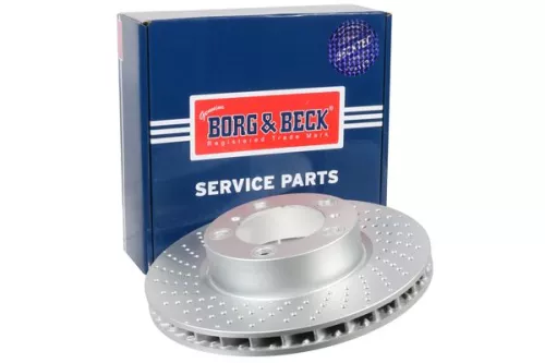 Borg and Beck Borg and Beck BBD6120S Single Front Left Perforated/vented Brake Disc Fits Porsche Boxster Cayman 315mm 