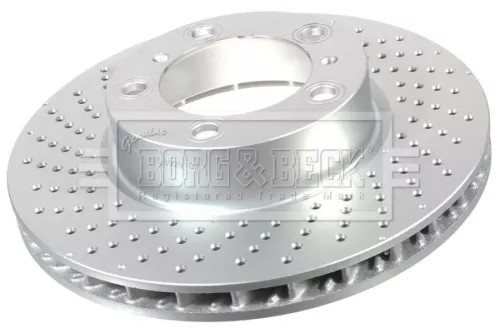 Borg and Beck Borg and Beck BBD6120S Single Front Left Perforated/vented Brake Disc Fits Porsche Boxster Cayman 315mm 