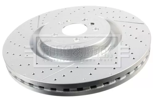 Borg and Beck Borg and Beck BBD6127S Single Front Perforated/vented Brake Disc Fits Mercedes Gl-class Gle Gls M-class 