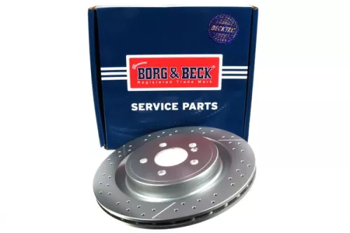 Borg and Beck Borg and Beck BBD6129S Single Rear Perforated/vented Brake Disc Fits Mercedes A-class Cla Gla-class Slc 