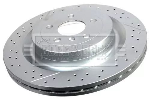 Borg and Beck Borg and Beck BBD6131S Single Rear Perforated/vented Brake Disc Fits Mercedes Gl-class Gle Gls M-class  