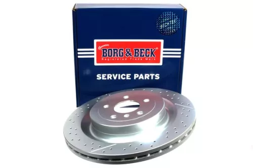 Single Rear Perforated/vented Brake Disc Fits Mercedes Gl-class Gle Gls M-class 